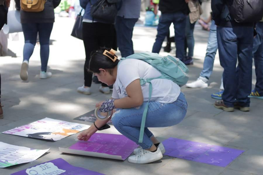 Primer festival feminista en la Plaza de la Constitución 