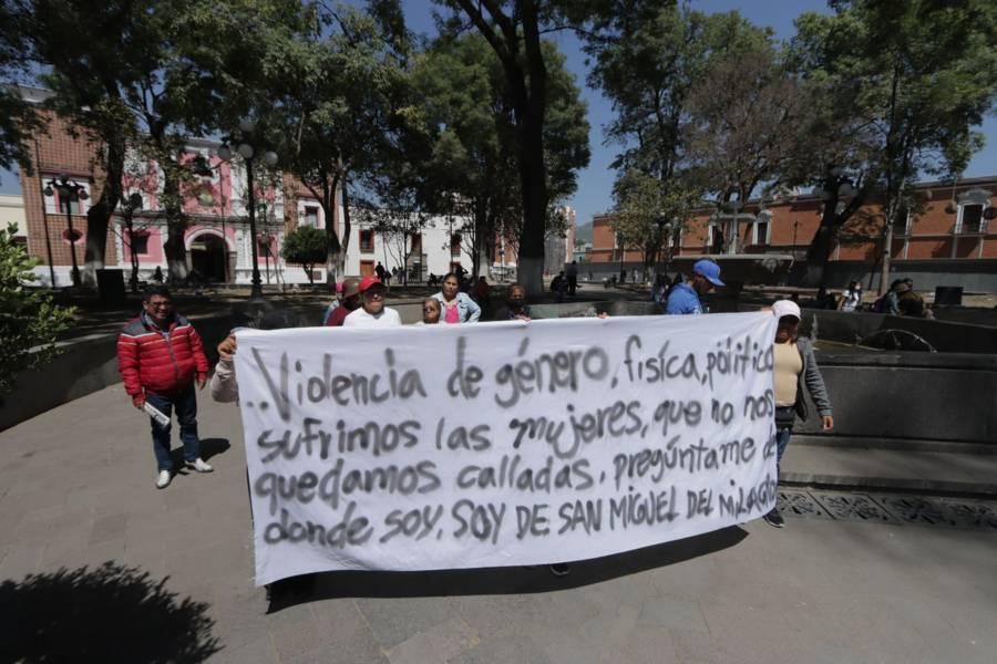 Primer festival feminista en la Plaza de la Constitución 