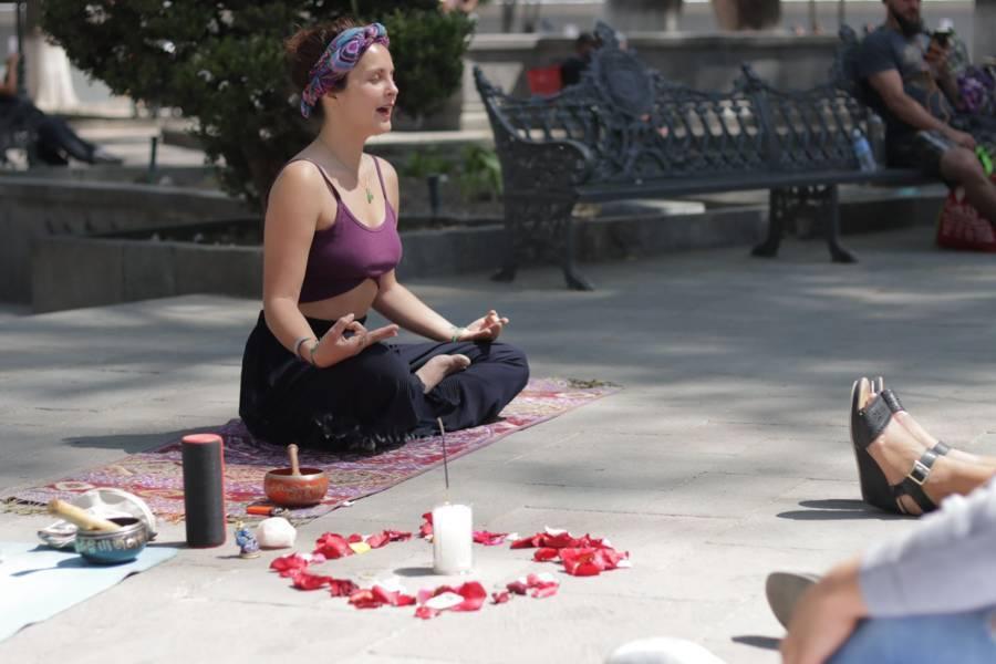 Primer festival feminista en la Plaza de la Constitución 