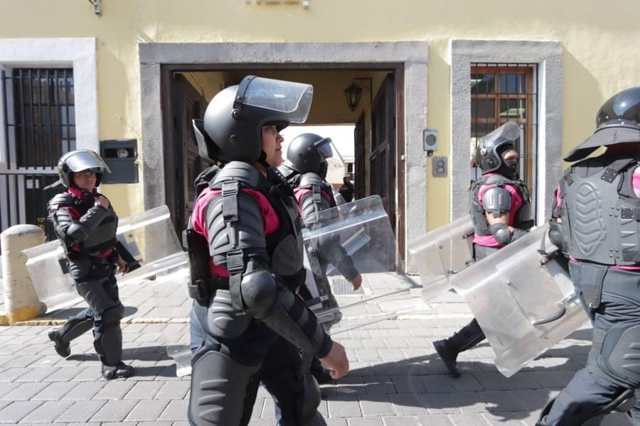 Inicia operativo de la policía estatal en el centro histórico de Tlaxcala 