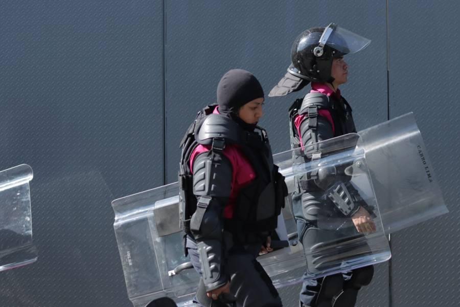 Inicia operativo de la policía estatal en el centro histórico de Tlaxcala 