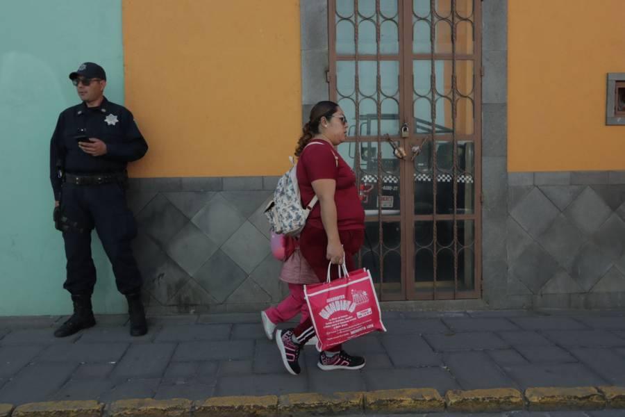 Inicia operativo de la policía estatal en el centro histórico de Tlaxcala 