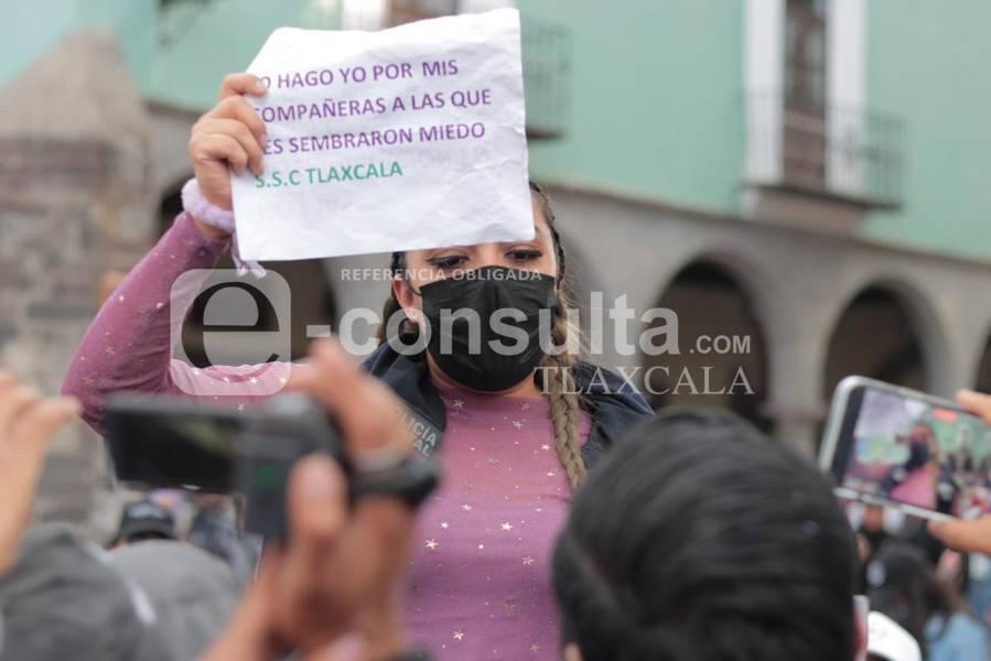 Elemento de la policía estatal denuncia acoso y hostigamiento en la SSC