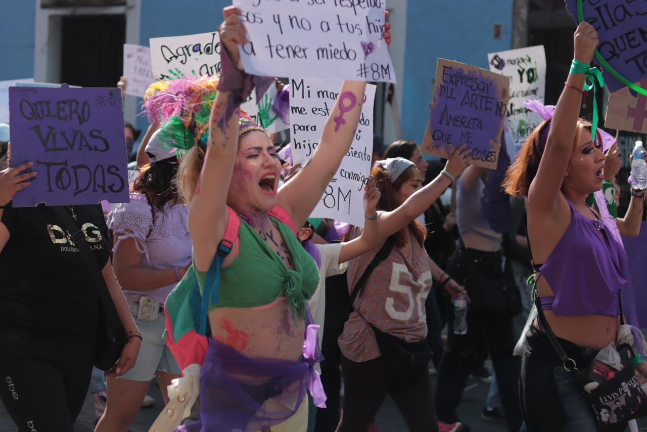 Marcha conmemorativa al 8M, día Internacional de la Mujer 