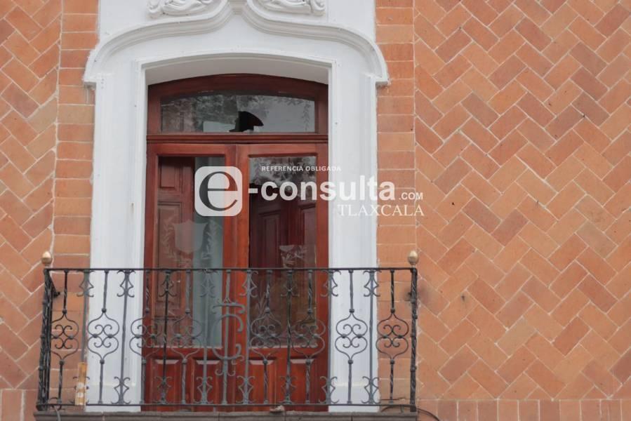 Así luce el Palacio de Gobierno de Tlaxcala un día después del 8M 