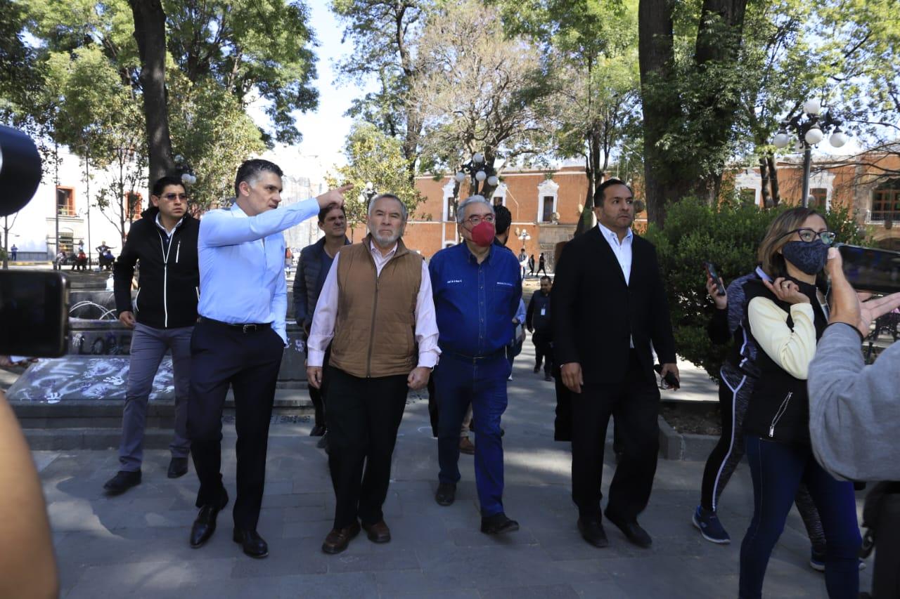 Presentan autoridades denuncias por daños al Centro Histórico de Tlaxcala 