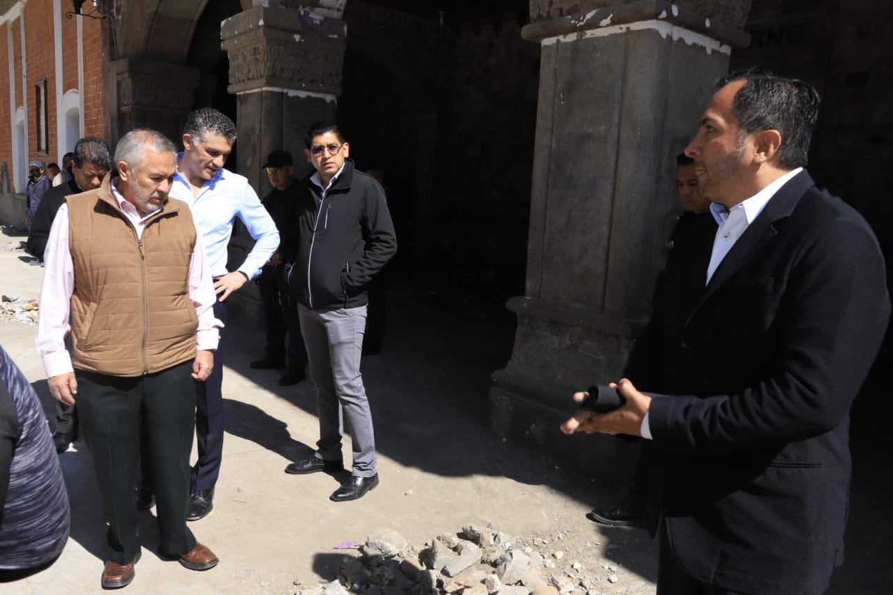 Presentan autoridades denuncias por daños al Centro Histórico de Tlaxcala 
