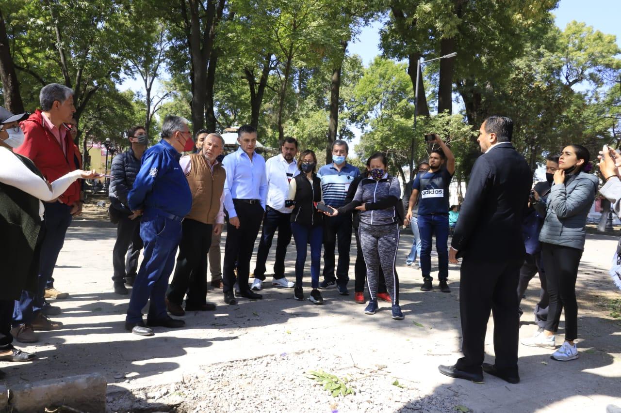 Presentan autoridades denuncias por daños al Centro Histórico de Tlaxcala 