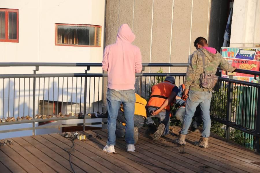 A punto de terminar trabajos de remodelación en mirador de las Escalinatas 