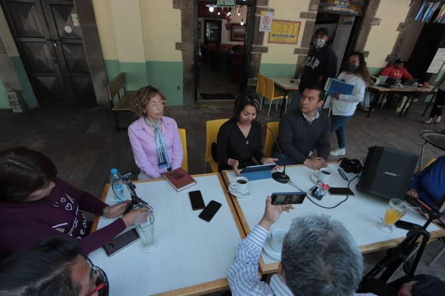 La violencia contra la mujer no se va a erradicar decorando espacios públicos: Minerva Hernández 