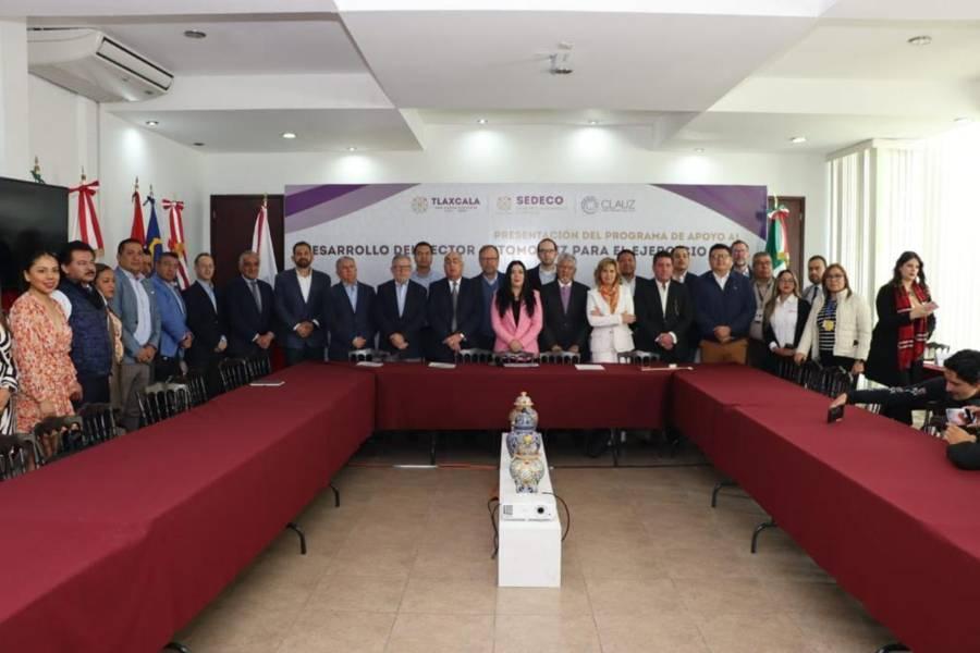 Presentan programa de apoyo al desarrollo del sector automotriz 2023