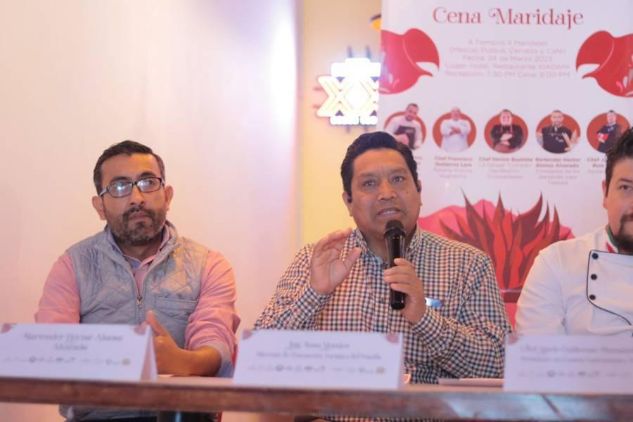 Realizarán "Cena Maridaje" para preservar la cocina tradicional tlaxcalteca 