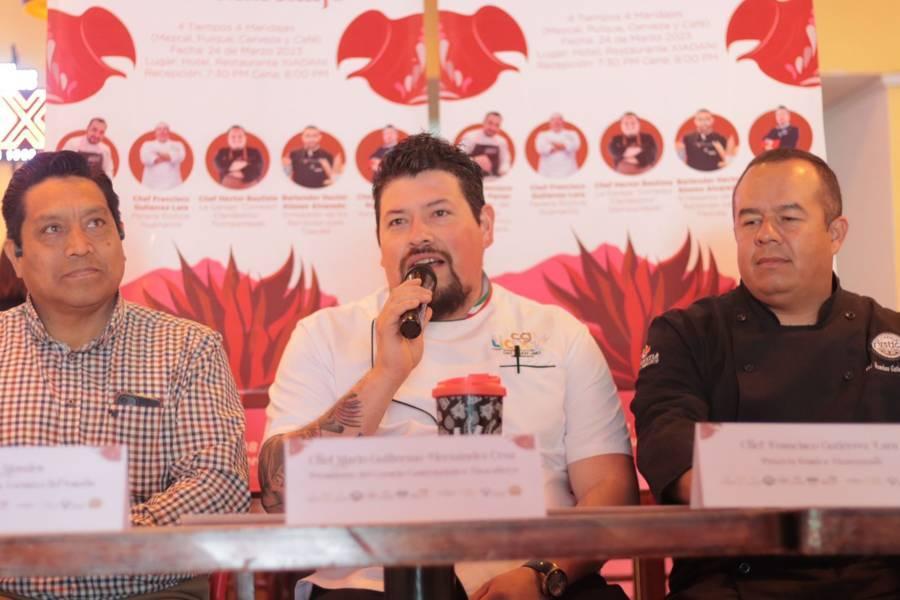 Realizarán "Cena Maridaje" para preservar la cocina tradicional tlaxcalteca 