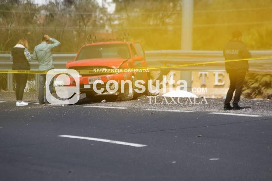 Muere adulto mayor tras accidente vial en Chiautempan