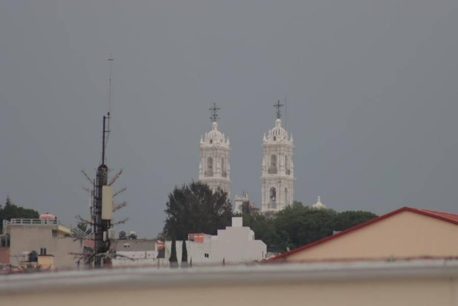 Tarde lluviosa en la capital tlaxcalteca 