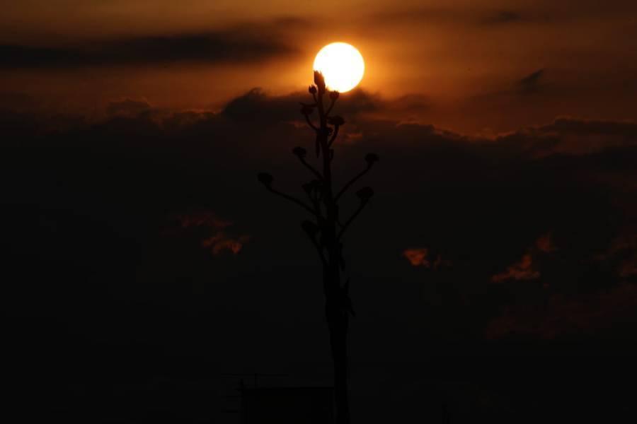Atardecer de Santa Cruz Guadalupe en Chiautempan