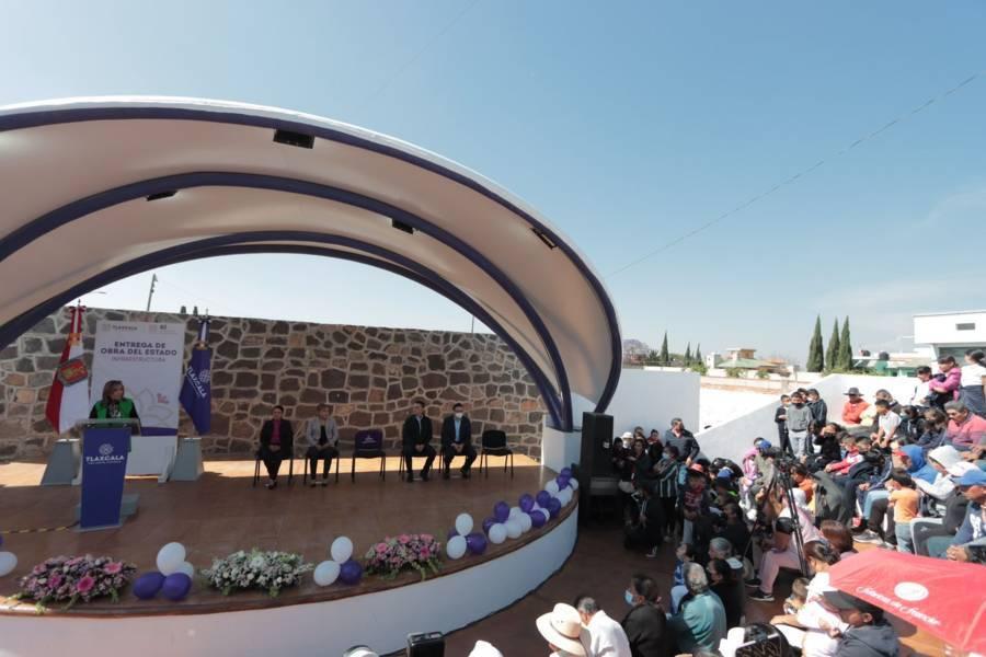 Se invirtió 1.5 millones de pesos para teatro al aire libre en Tenancingo 