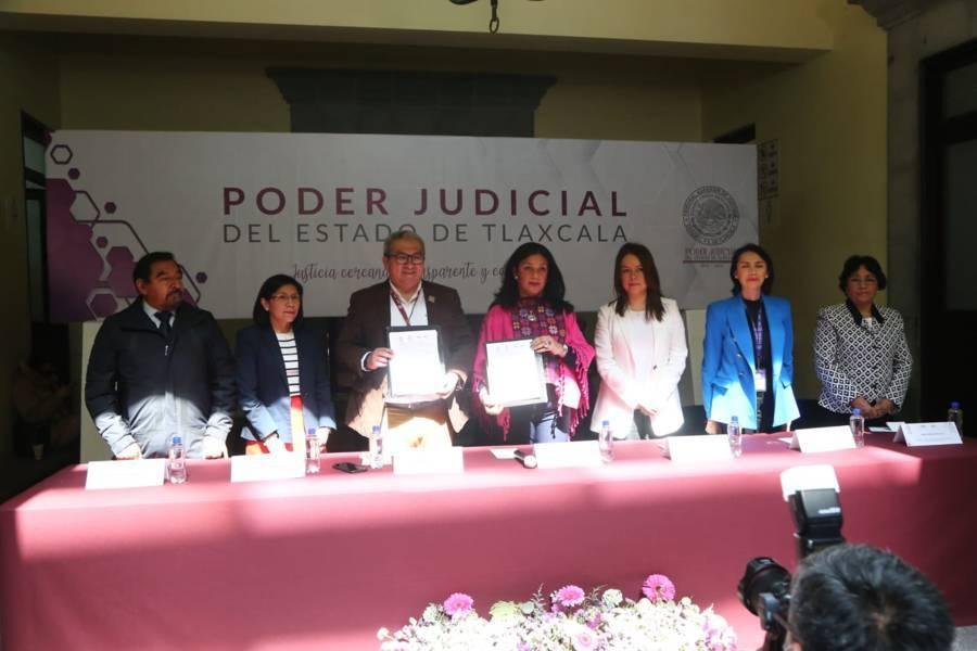 Firma TSJE y SEPE convenio de colaboración 