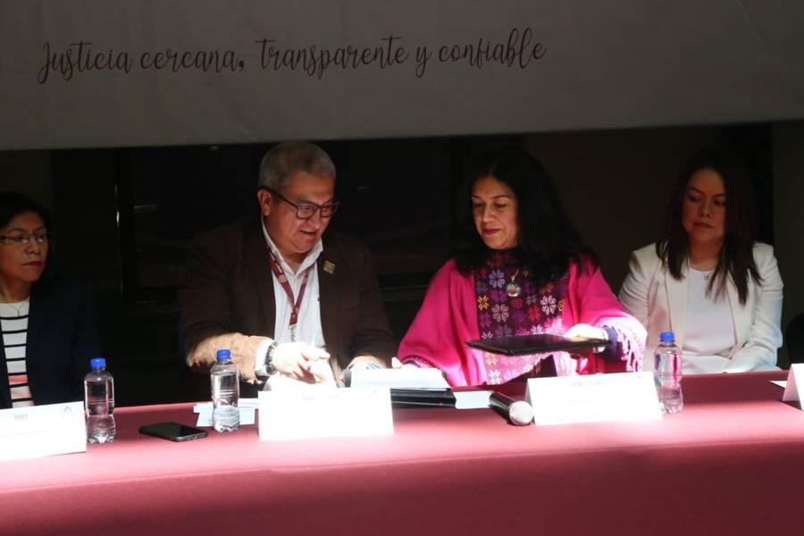 Firma TSJE y SEPE convenio de colaboración 