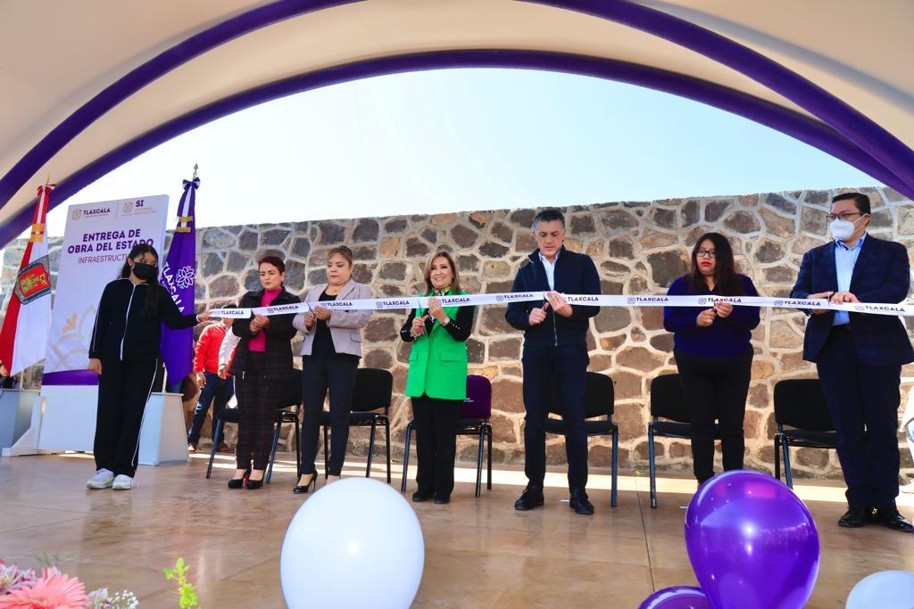 Inauguró Gobernadora obras públicas en Tenancingo y Natívitas