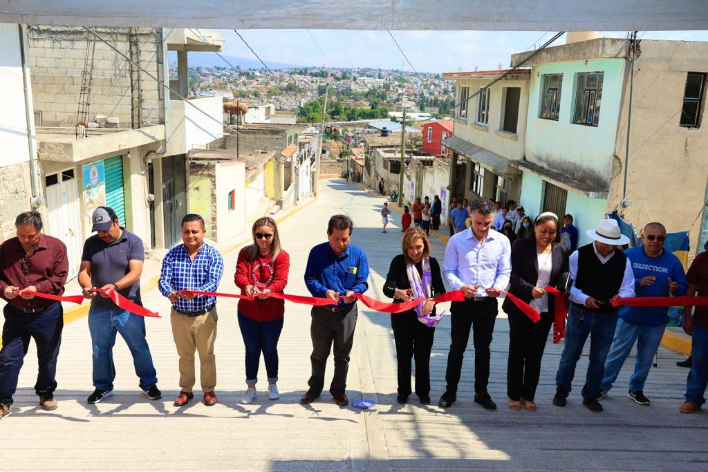 Constató Gobernadora Lorena Cuéllar entrega de obra pública en Totolac
