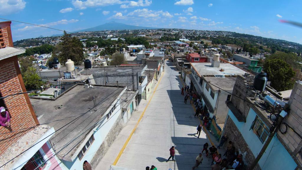 Constató Gobernadora Lorena Cuéllar entrega de obra pública en Totolac