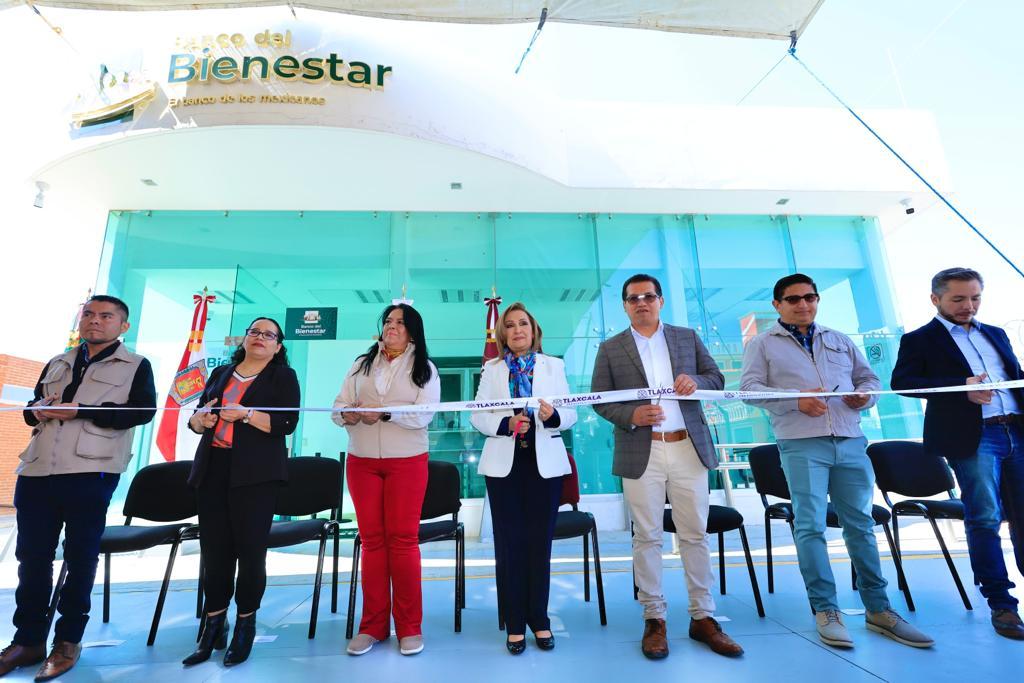 Inauguró Gobernadora banco del bienestar en Terrenate