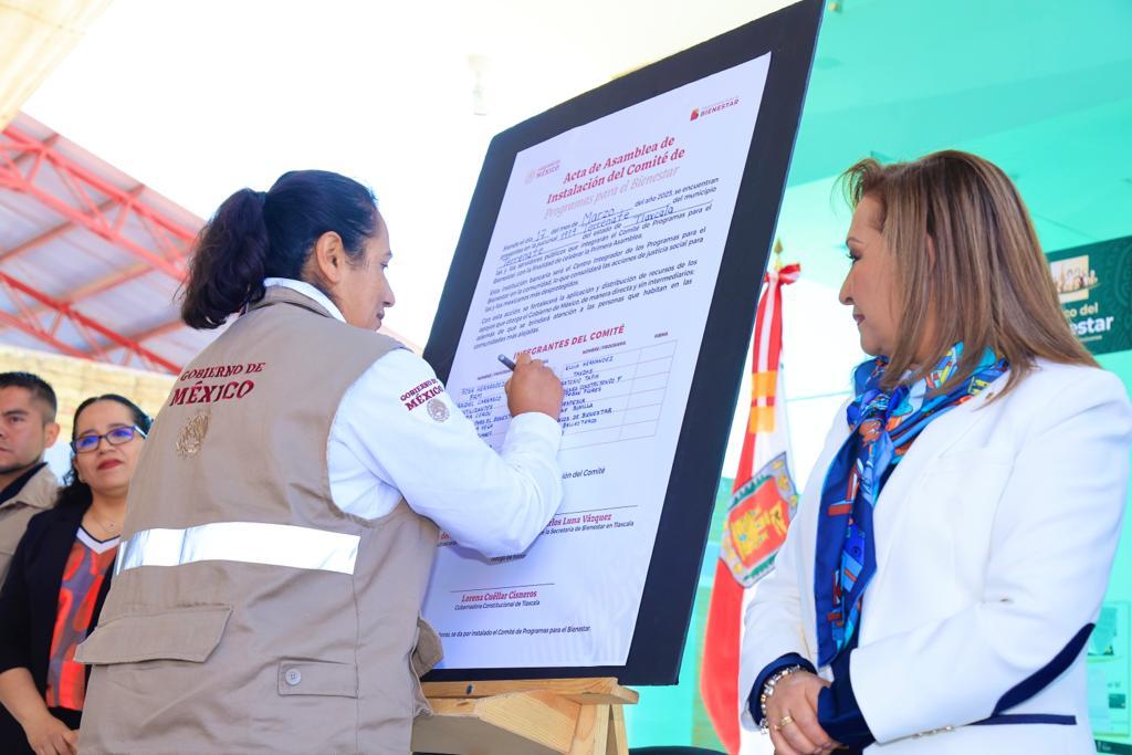 Inauguró Gobernadora banco del bienestar en Terrenate