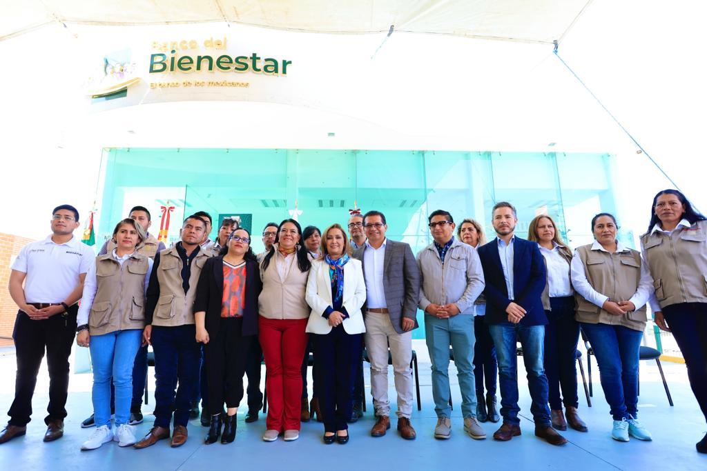 Inauguró Gobernadora banco del bienestar en Terrenate