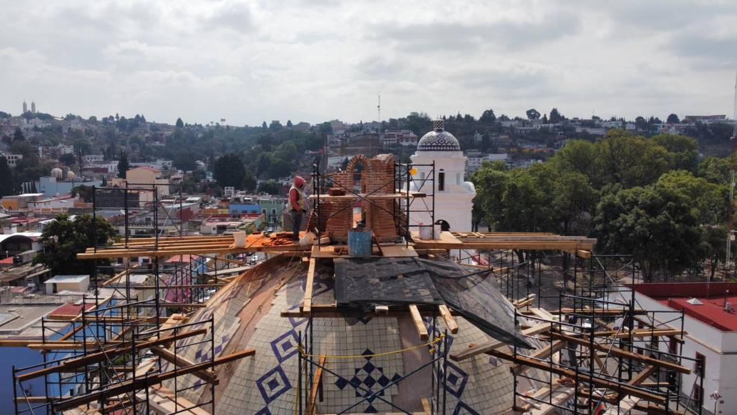Avanzan los trabajos en la cúpula del templo de San José 