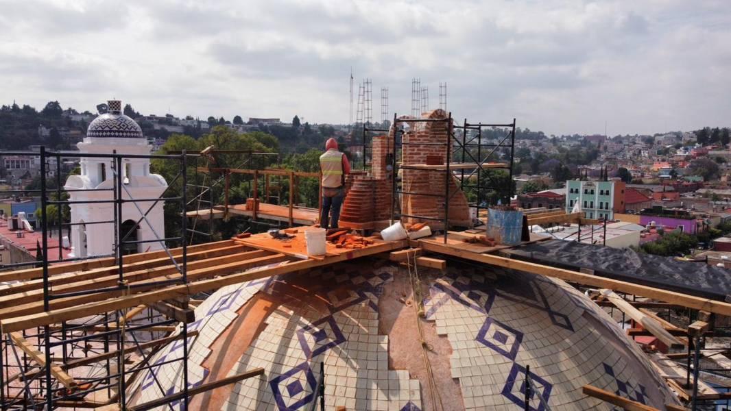 Avanzan los trabajos en la cúpula del templo de San José 