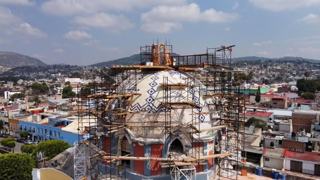 Avanzan los trabajos en la cúpula del templo de San José 