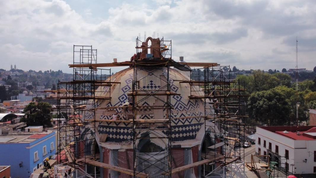 Avanzan los trabajos en la cúpula del templo de San José 