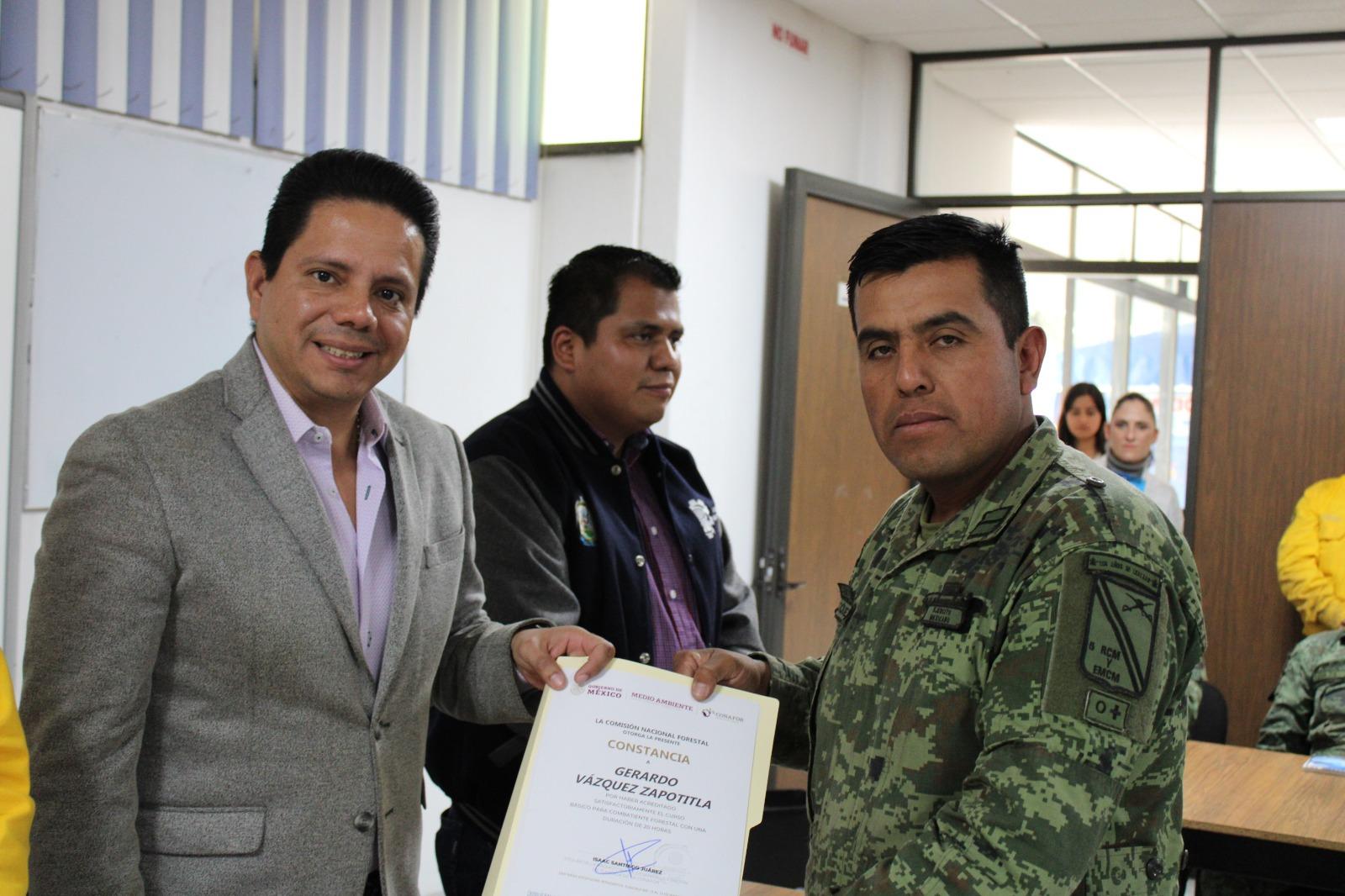 Mantienen autoridades capacitación para el combate de incendios