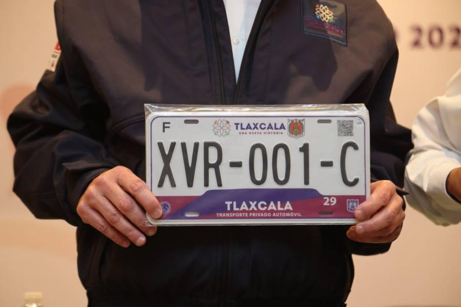 Inicia en Tlaxcala canje de placas vehiculares