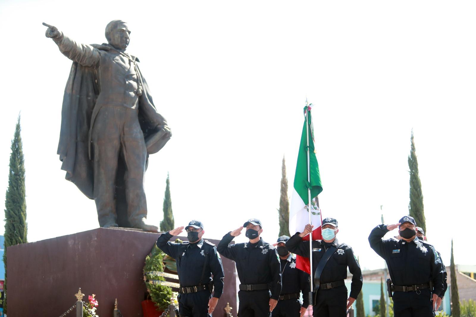 Conmemoran CCXVII aniversario del natalicio de Benito Juárez García 