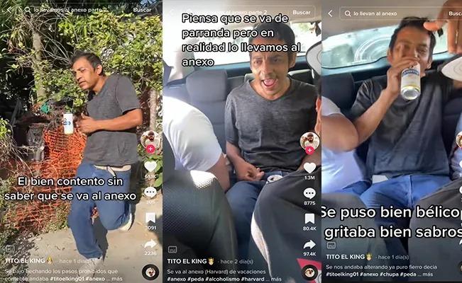 Un sujeto fue engañado por sus propios amigos para llevarlo al anexo; Quería irse de parranda