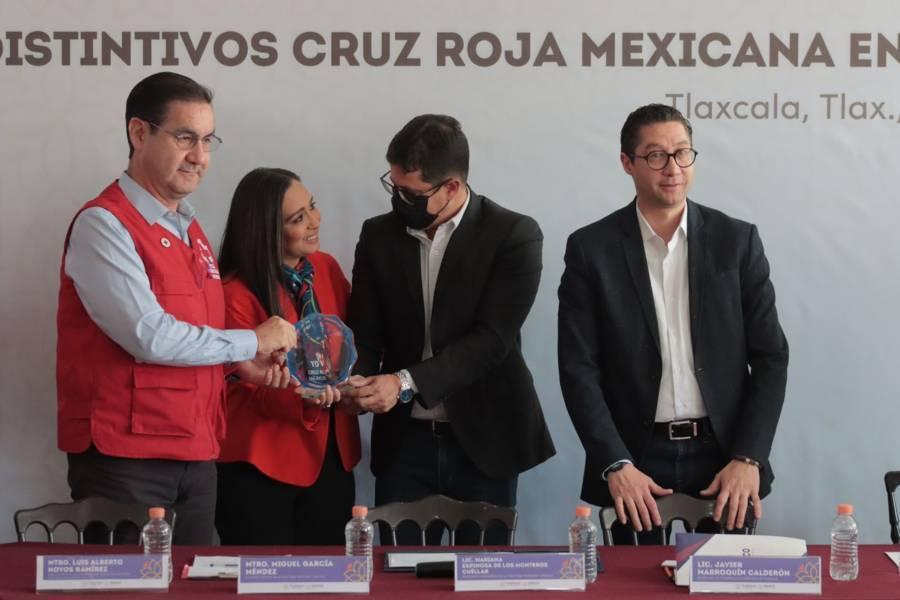 Lanzamiento "Distintivos Cruz Roja Mexicana en Tlaxcala"