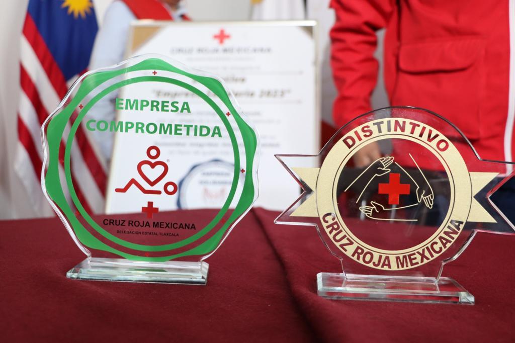 Entregarán “Distintivo Cruz Roja Mexicana Tlaxcala 2023” a empresas socialmente comprometidas