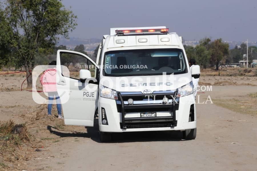 Semi enterrado localizan a un hombre en Teolocholco