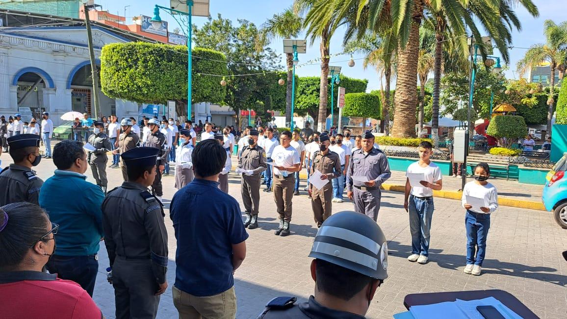 Ceremonia cívica de jura de bandera del Penthatlón en SPM