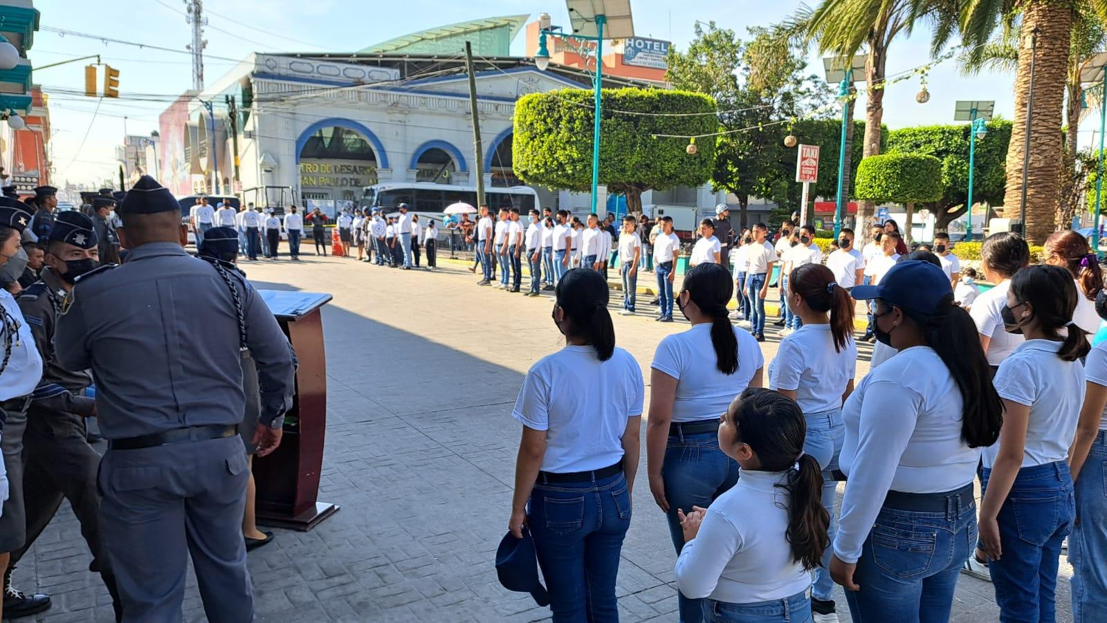 Ceremonia cívica de jura de bandera del Penthatlón en SPM