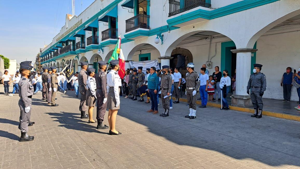 Ceremonia cívica de jura de bandera del Penthatlón en SPM