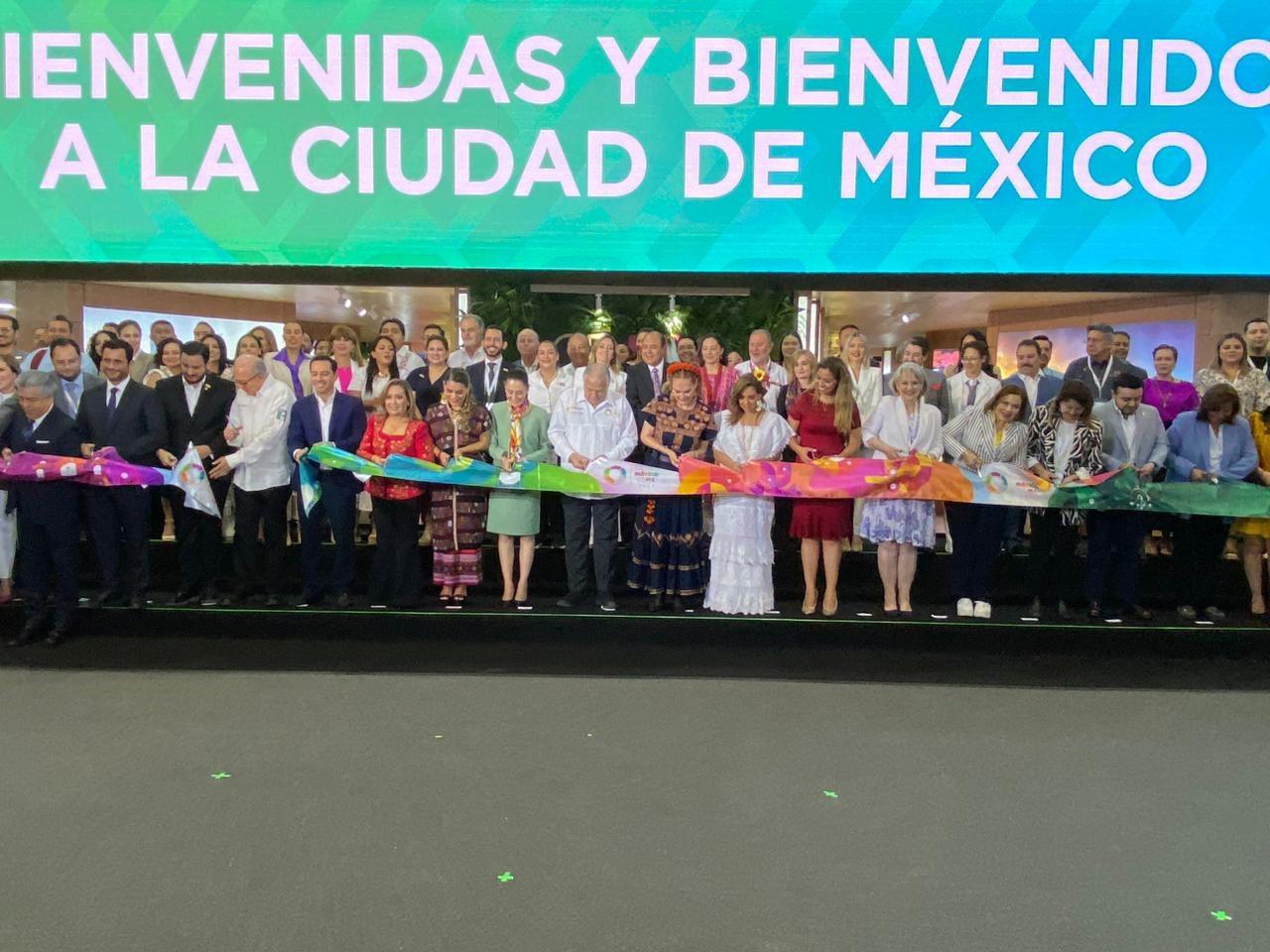 Asiste Gobernadora de Tlaxcala al Tianguis Turístico México 2023