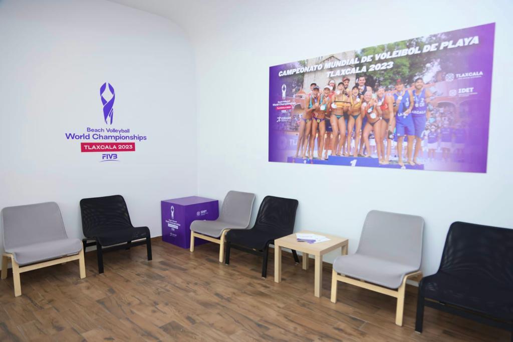 Gobernadora pone en marcha oficina del campeonato mundial de voleibol de playa Tlaxcala 2023