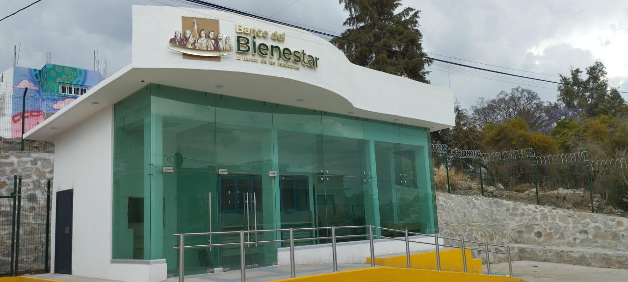 Casi listo Banco del Bienestar de la Candelaria Teotlalpan 