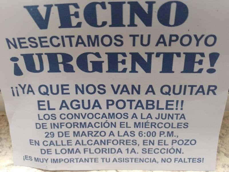 Destrozan vecinos malla y maquinaria que perforaba pozo en Apizaco