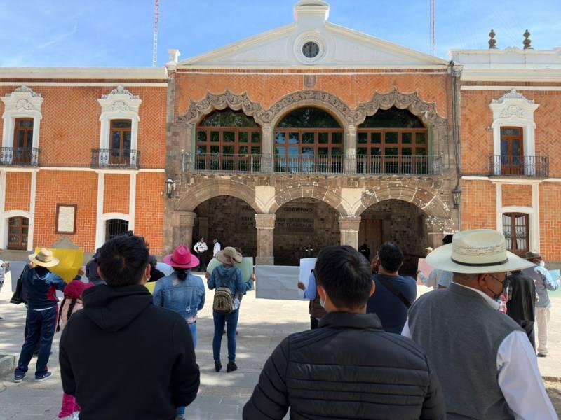 Se manifiestan pobladores de Nativitas  para que cese la violencia en su demarcación 