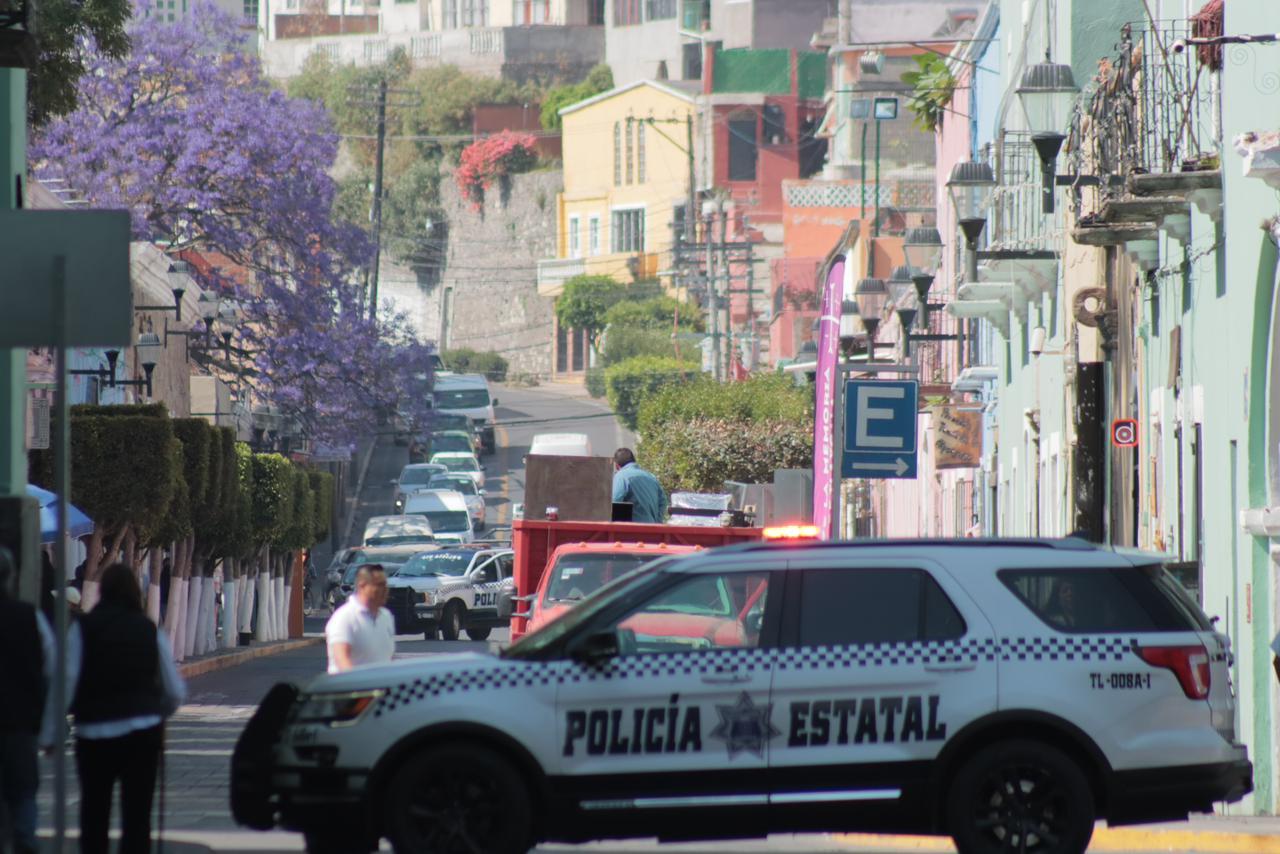 Inicia el caos vial, cierran acceso a la capital Tlaxcala 