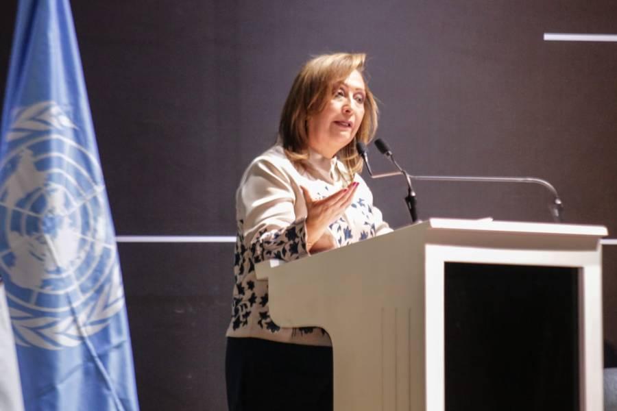 La gobernadora Lorena Cuéllar presente en la inauguración del Foro de Alianzas para el Hábitat: Capítulo San Andrés Cholula